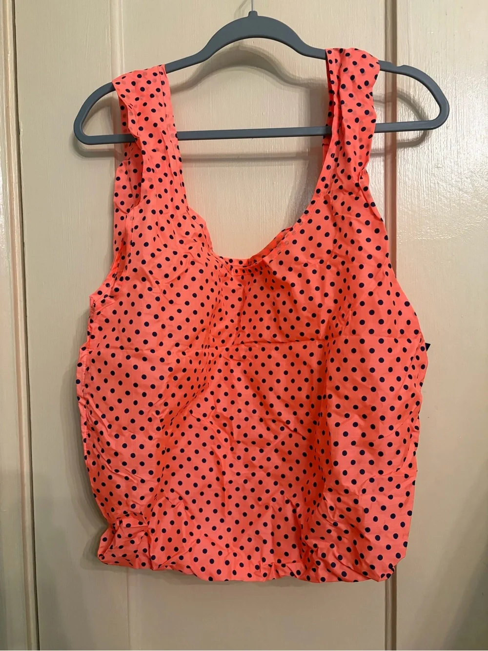 BAGGU tote bag with polka dots and pouch